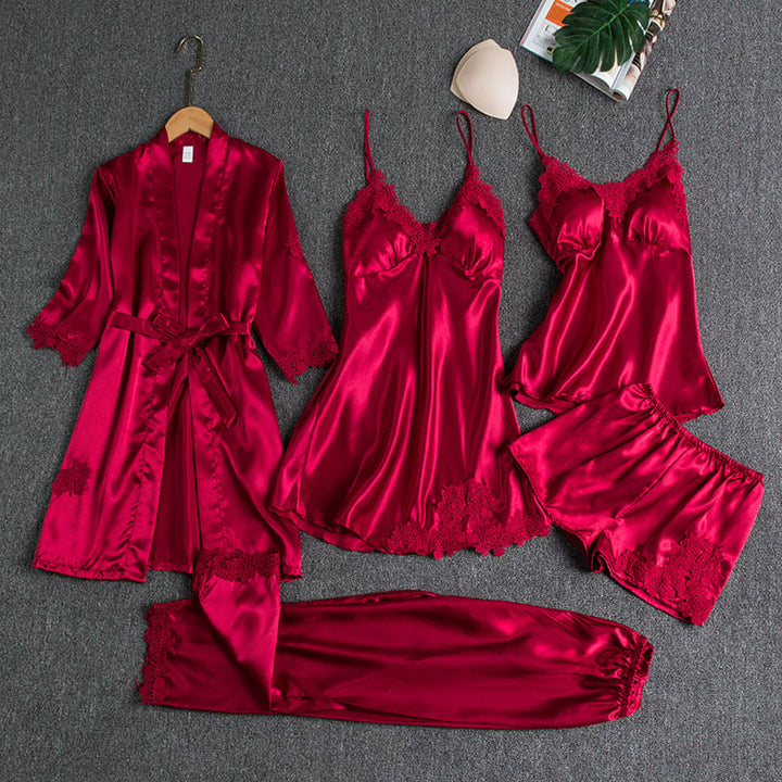 Evelynn™ – 5-Piece Soft Nightwear Set for Elegant Evenings In