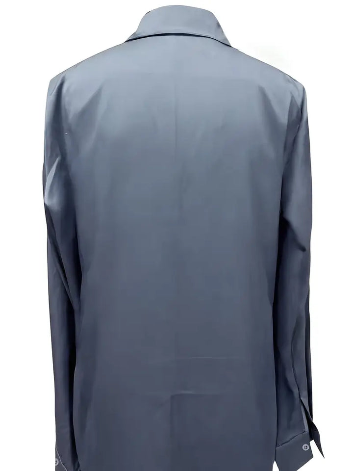 Naya™ – Elegant V-Neck Blouse for Day-to-Night Confidence