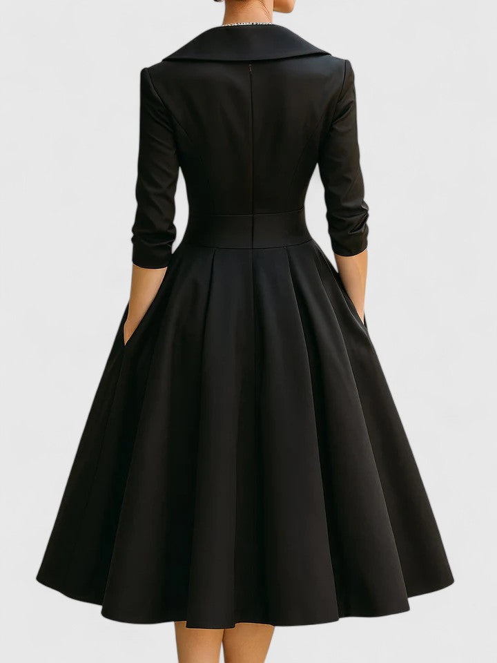 Zyrah | Luxe Silk Midi Dress