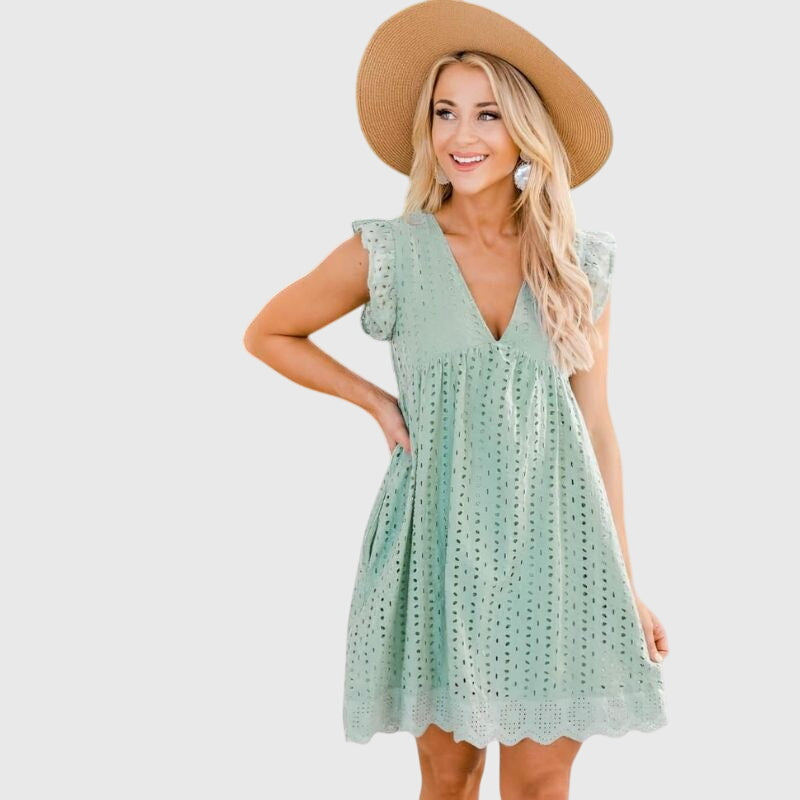 Silk Serenity: Versatile Summer Dress