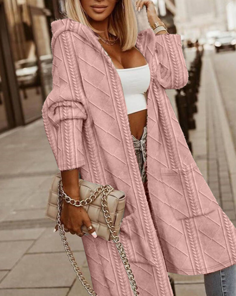 Monalisa - Long Hoodie Cardigan