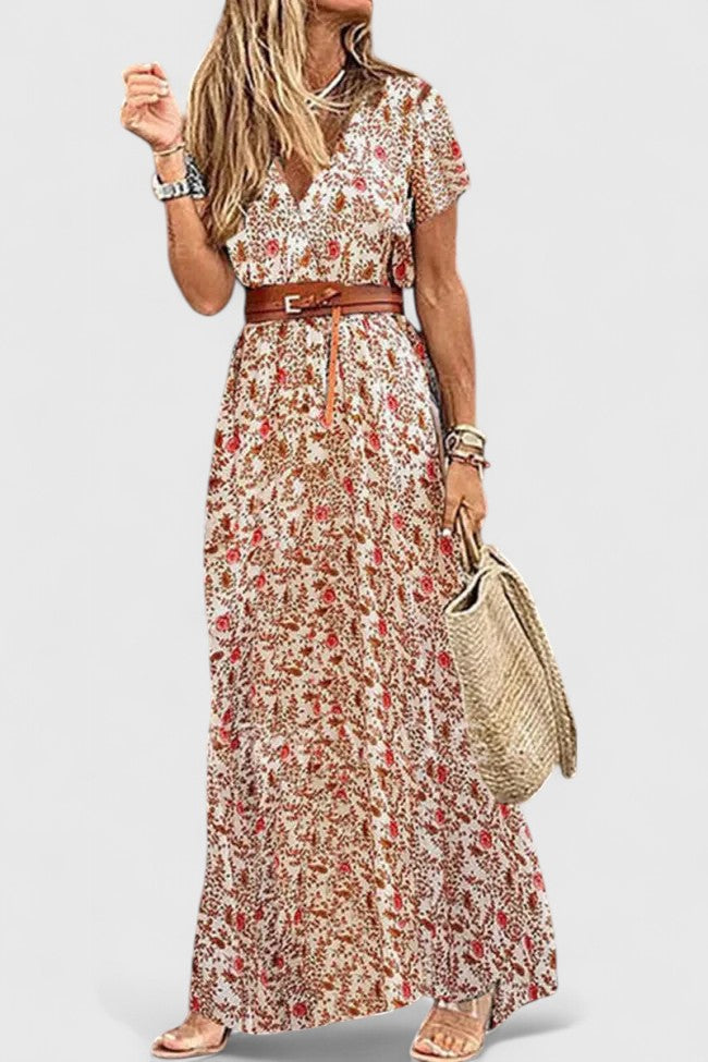 Milaryna - Luxe A-Line Dress in Silk