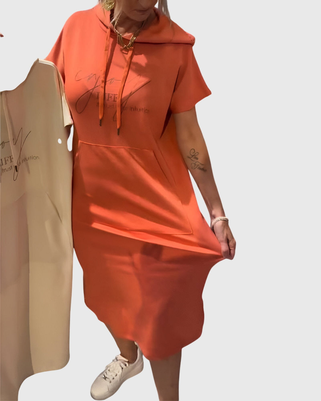 Marlowe™ | Luxe Jersey Hoodie Dress