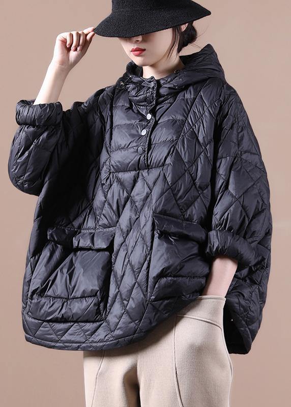 Chic Orange Plus Size Hooded Puffer Jacket - Luxurious Comfort