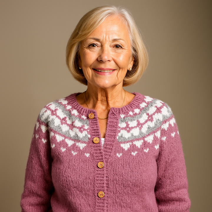 Icelandic Wool Retro Cardigan by Laera & Cole