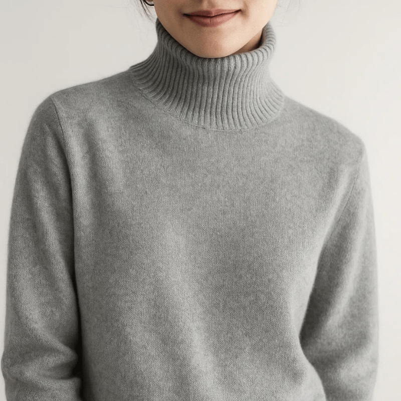 Amelie | Luxurious Turtleneck Sweater Made from Cashmere Blend