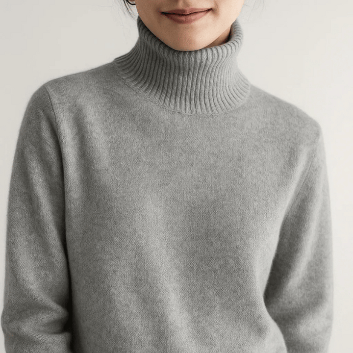Amelie | Luxurious Turtleneck Sweater Made from Cashmere Blend
