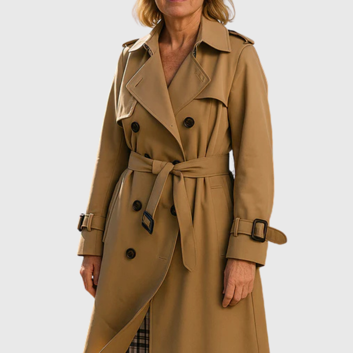 Sabrina™ | Belted Water-Resistant Trench Coat Trench Coat