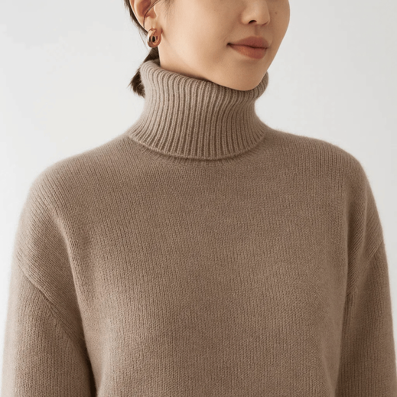 Amelie | Luxurious Turtleneck Sweater Made from Cashmere Blend
