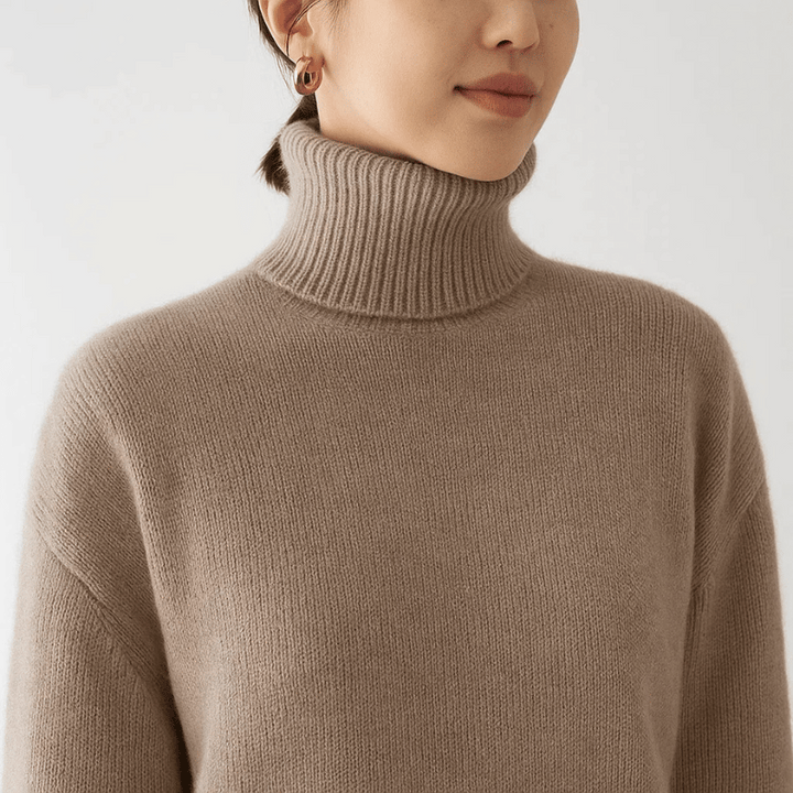 Amelie | Luxurious Turtleneck Sweater Made from Cashmere Blend
