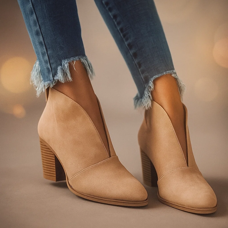 Celeste™ | Sleek Pull-On Leather Boots