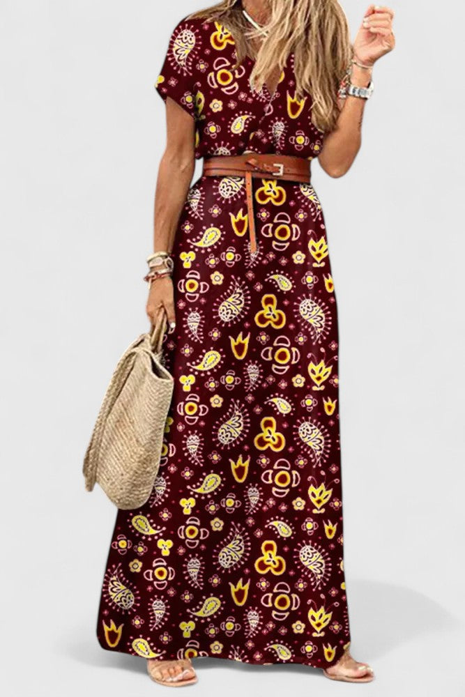 Milaryna - Luxe A-Line Dress in Silk