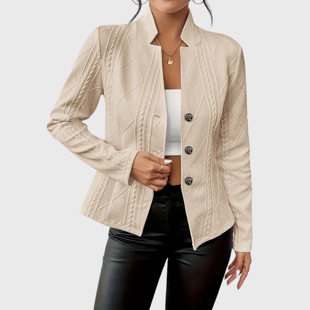 Camille™ | Elegant Detailed Blazer