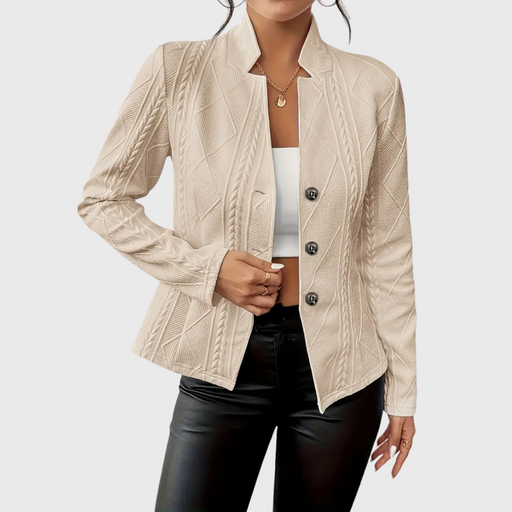 Camille™ | Elegant Detailed Blazer