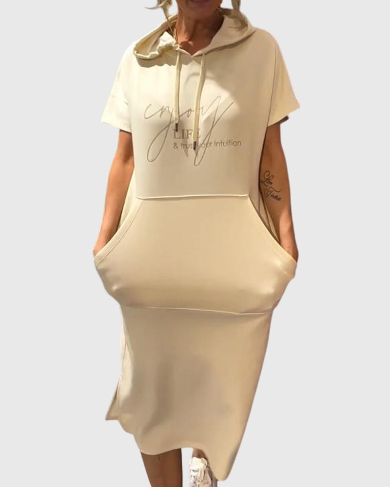 Marlowe™ | Luxe Jersey Hoodie Dress