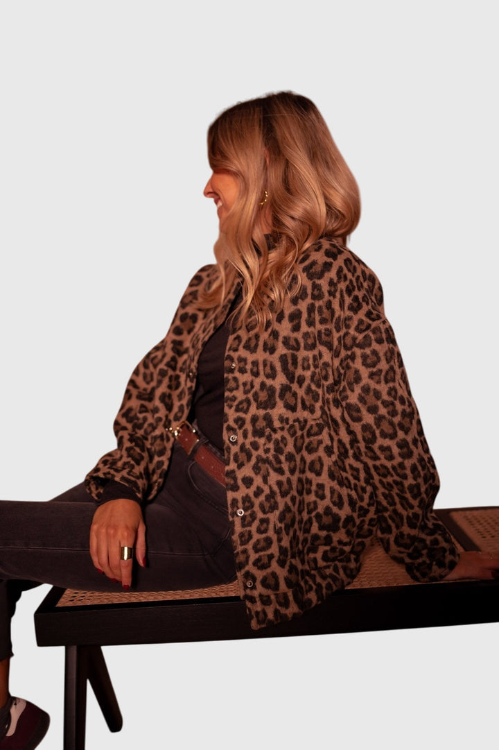 Elodie | Luxe Leopard Print Blazer