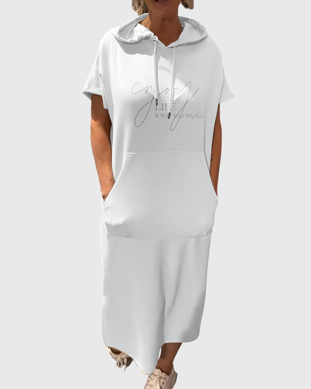 Marlowe™ | Luxe Jersey Hoodie Dress