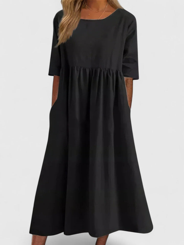 Cindy | Luxe Silk Midi Dress