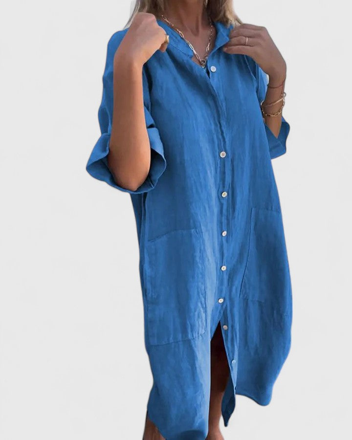 Kristine | Luxe Silk Midi Dress