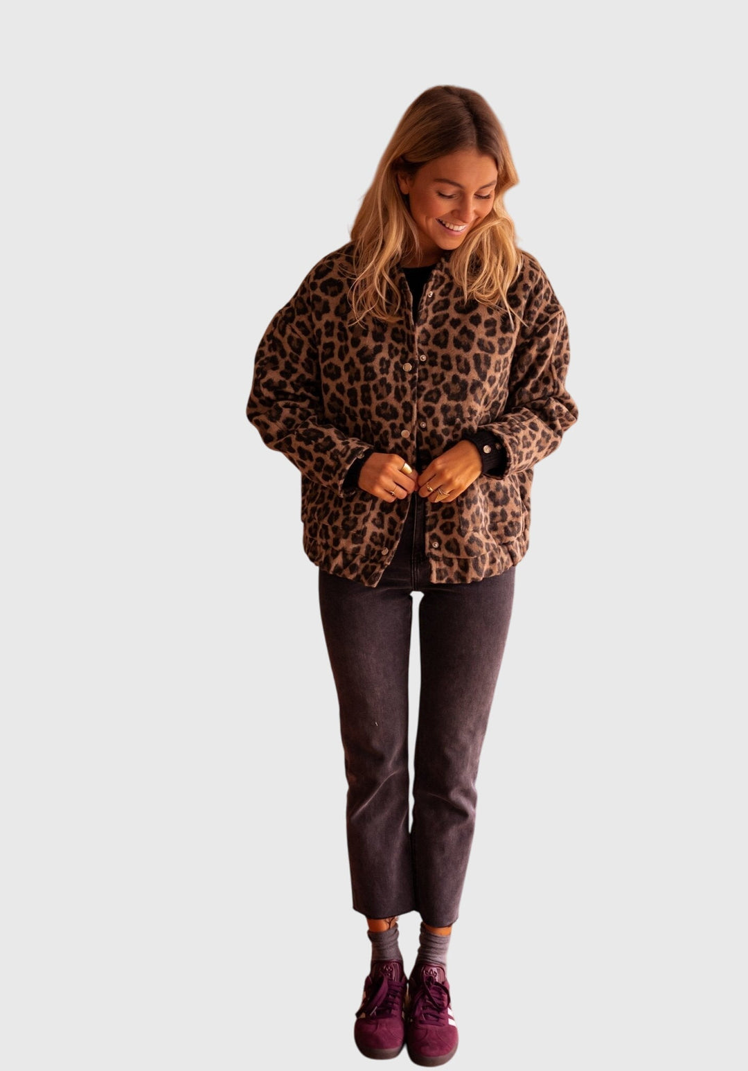 Elodie | Luxe Leopard Print Blazer