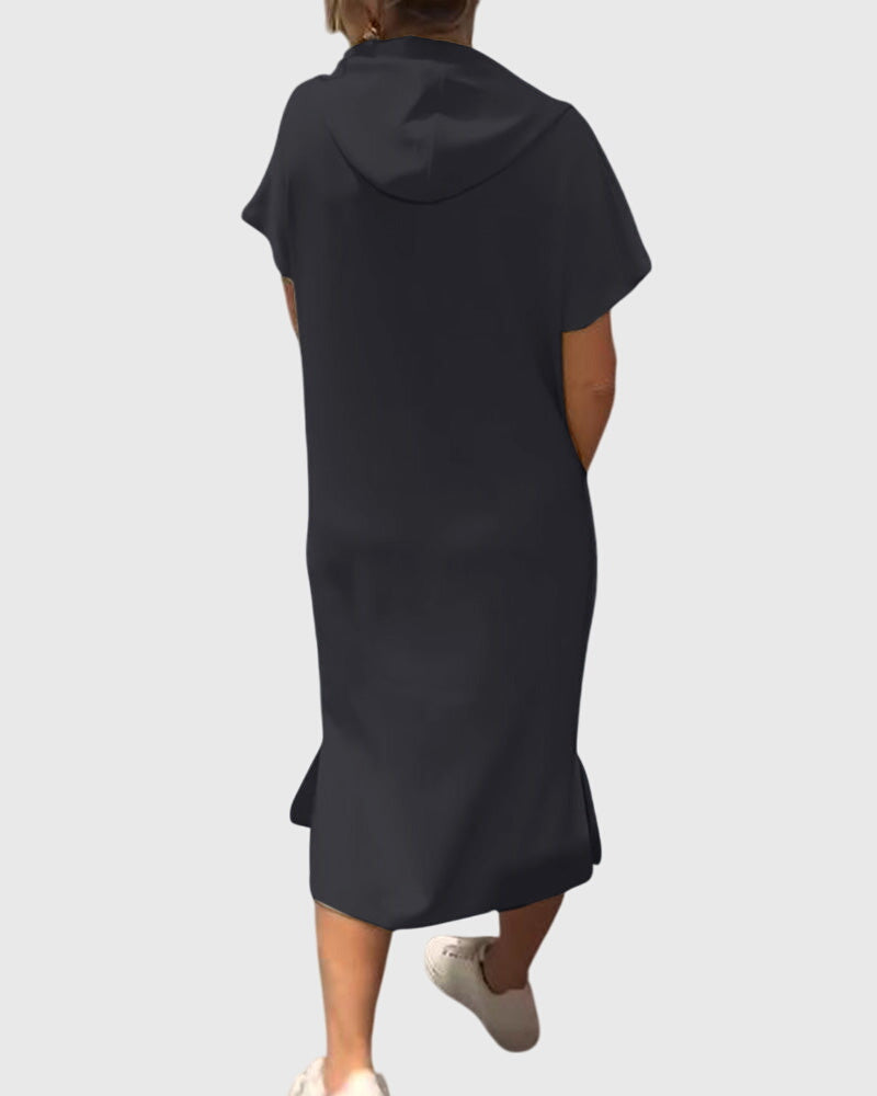 Marlowe™ | Luxe Jersey Hoodie Dress