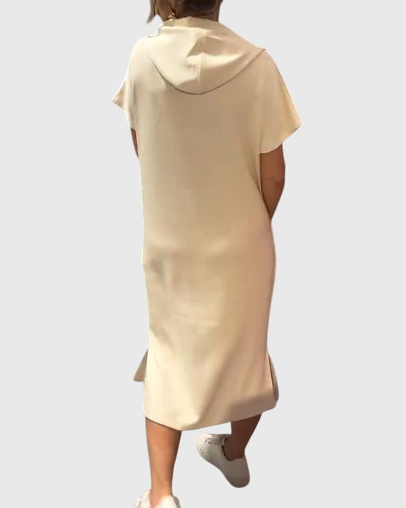 Marlowe™ | Luxe Jersey Hoodie Dress