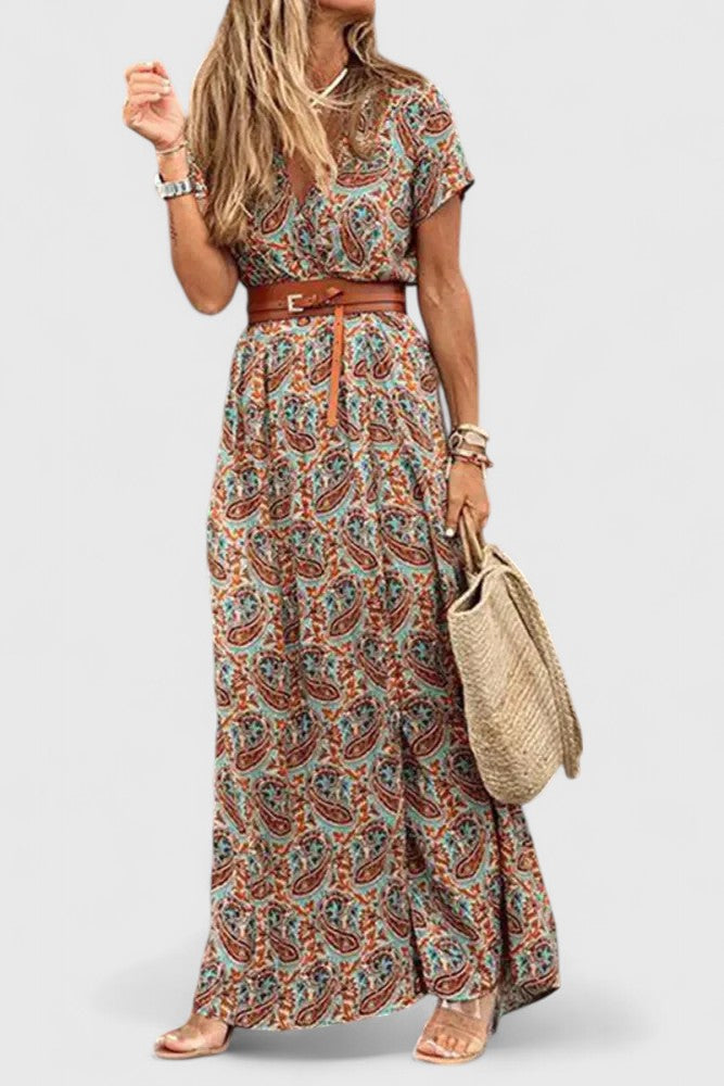 Milaryna - Luxe A-Line Dress in Silk