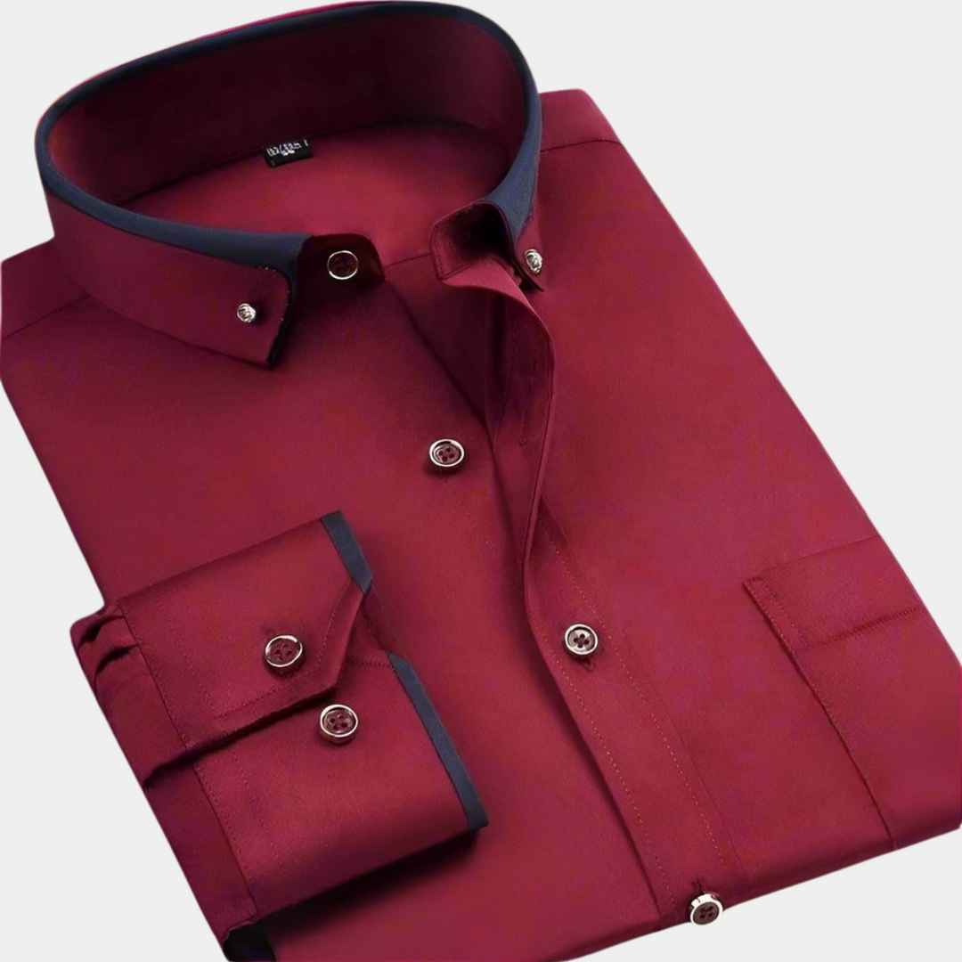 Marcus™ | Elegant Tailored Cotton Shirt