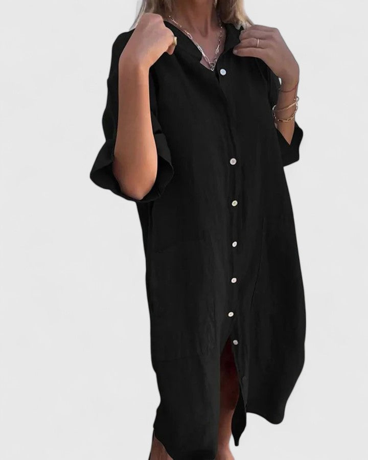 Kristine | Luxe Silk Midi Dress