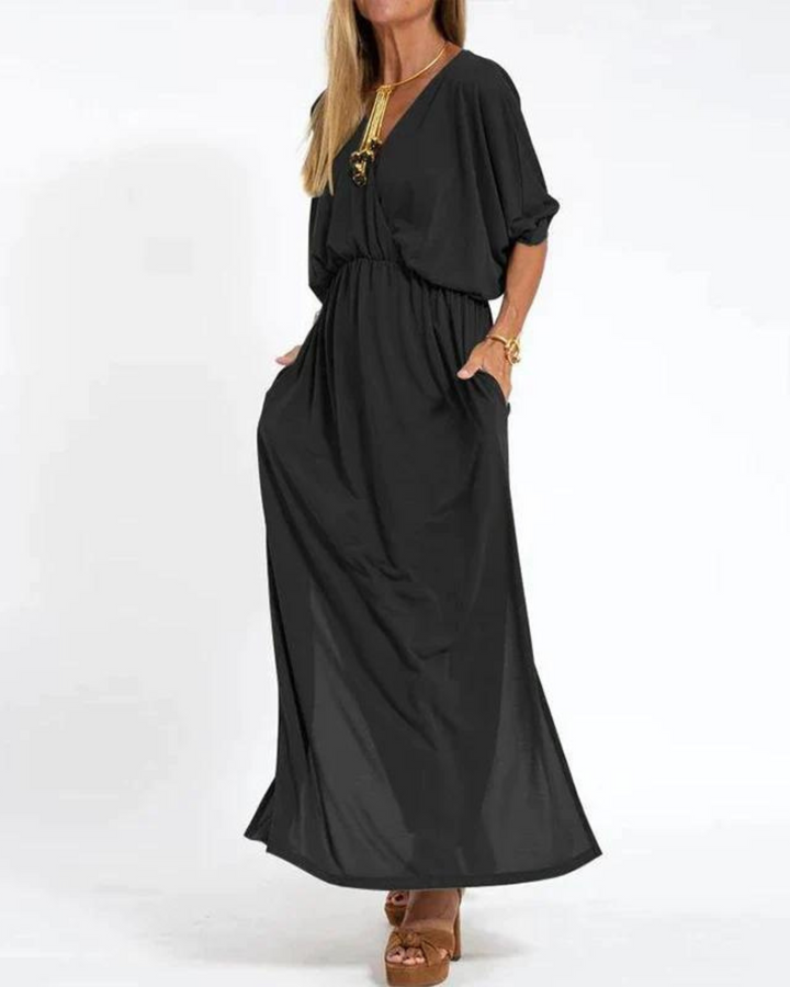 Leni™ – Vintage-Inspired Flowy Maxi Dress