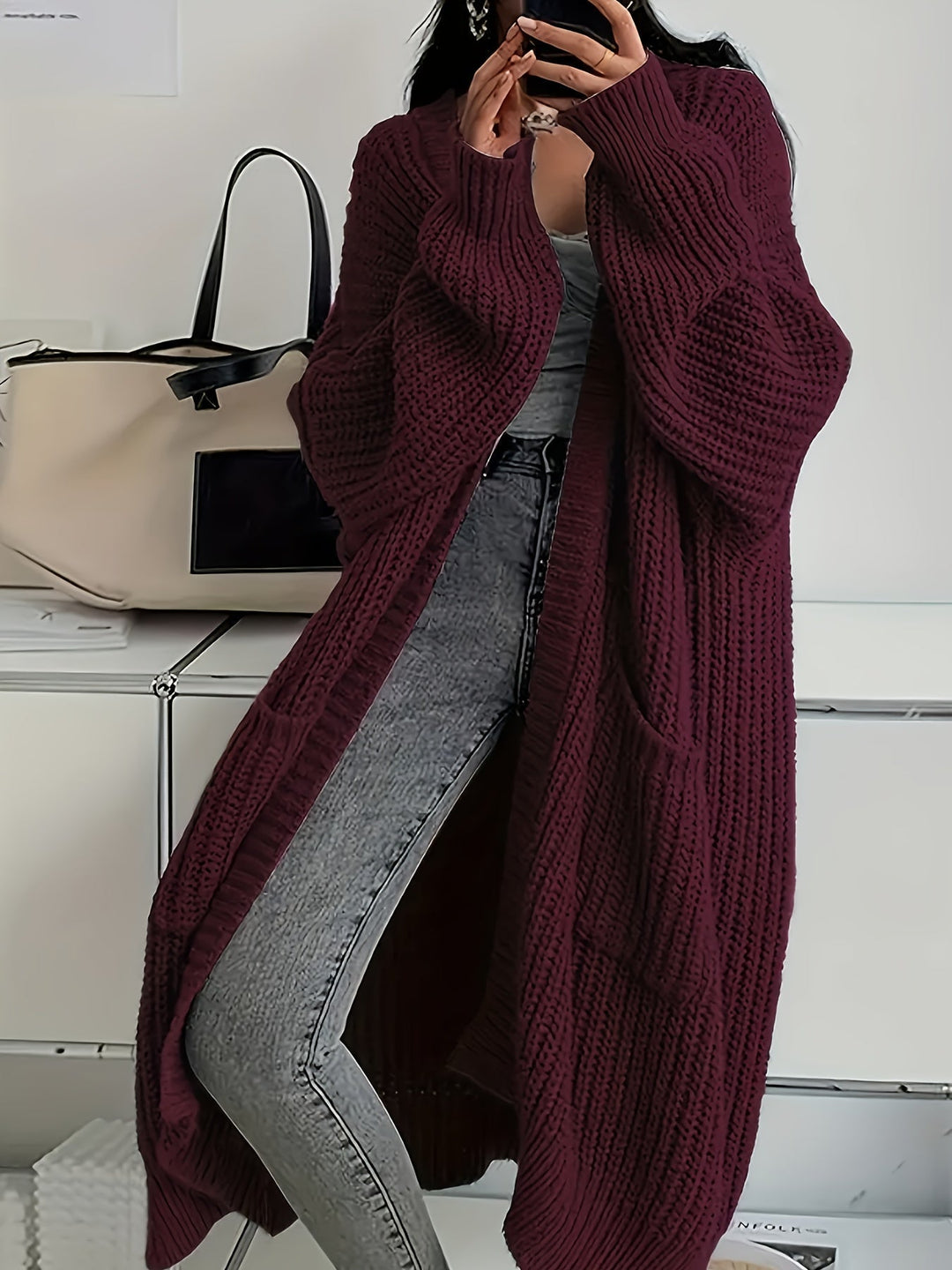 Sophie – Warm Embrace Longline Cardigan