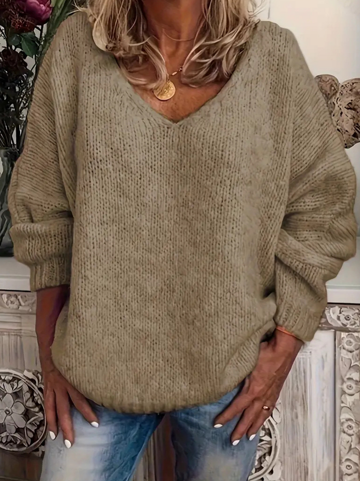 ALINA V-NECK SWEATER