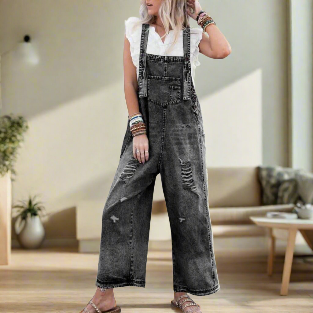 Lora™ – Vintage Wash Adjustable Jumpsuit