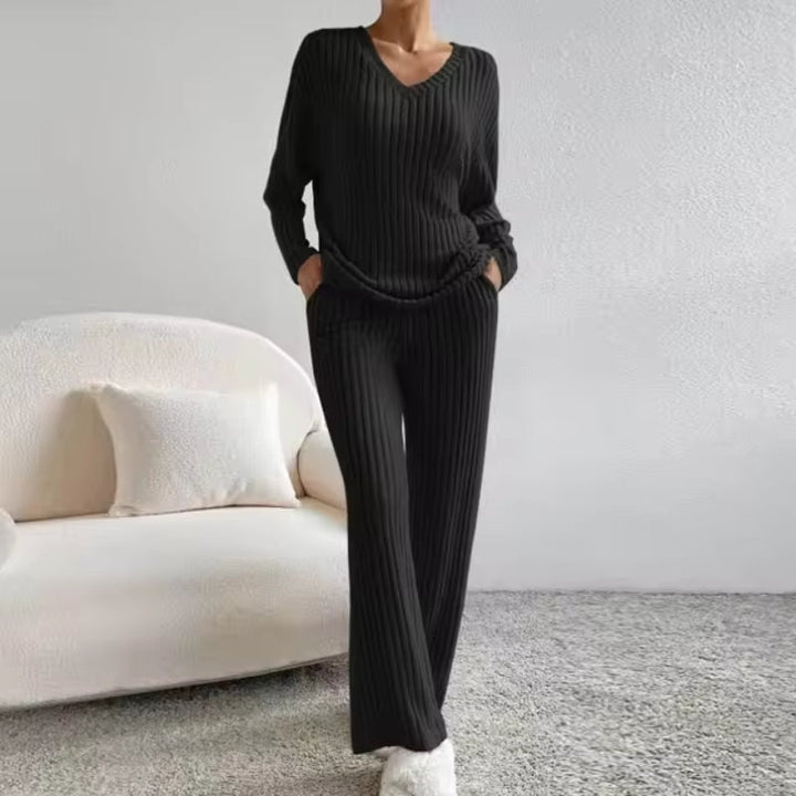 Theresa | Luxe Ribbed Knit Lounge Set