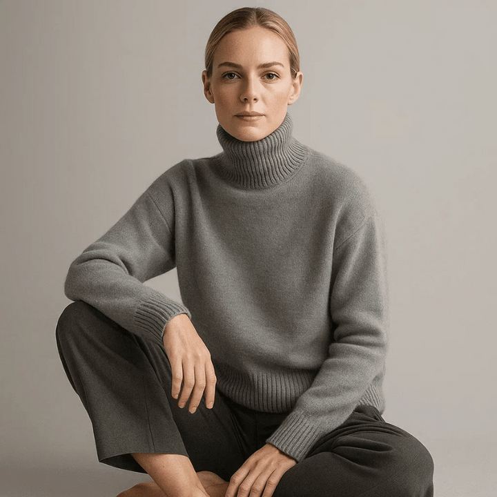 Amelie | Luxurious Turtleneck Sweater Made from Cashmere Blend