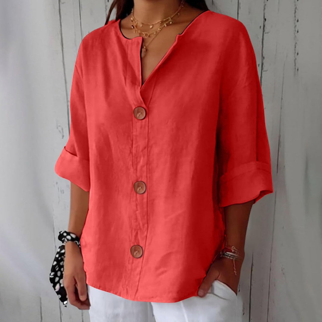 Sarah | Casual Textured Blouse