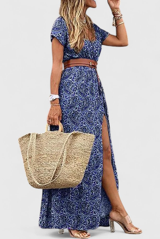 Milaryna - Luxe A-Line Dress in Silk