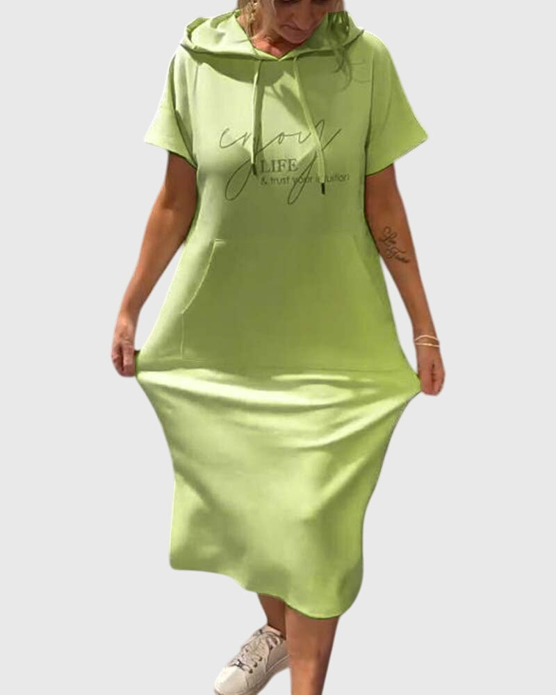 Marlowe™ | Luxe Jersey Hoodie Dress