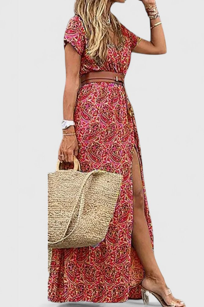 Milaryna - Luxe A-Line Dress in Silk