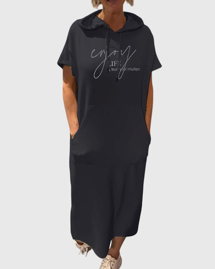 Marlowe™ | Luxe Jersey Hoodie Dress