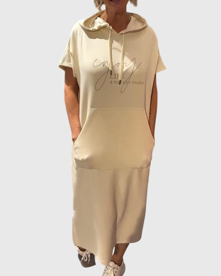 Marlowe™ | Luxe Jersey Hoodie Dress