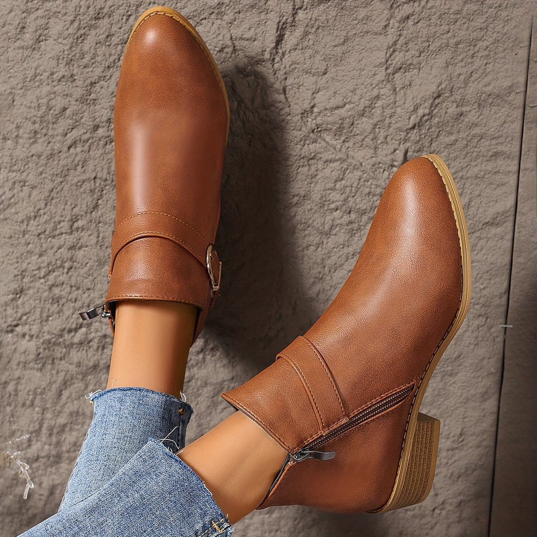 Amélina™ | Bottines confortables à boucle pour pieds sensibles