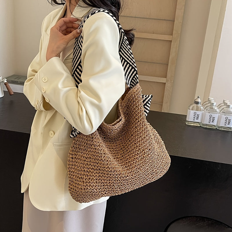 Elvira™ – Handwoven Boho-Chic Carryall Tote