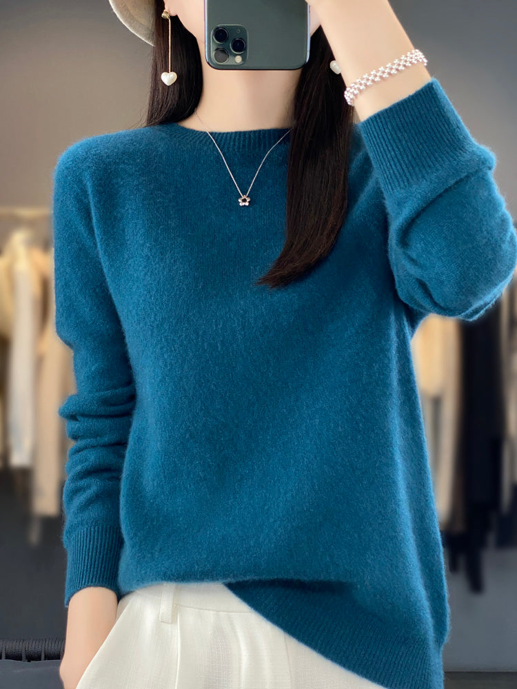 Anette | Luxurious Cotton Knit Sweater