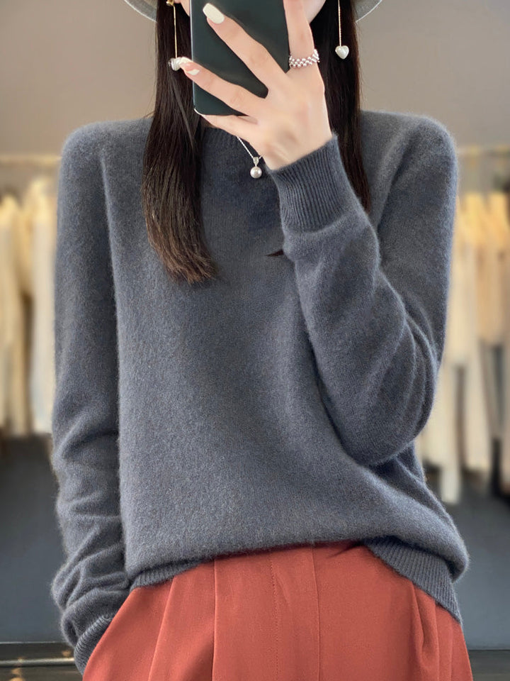 Anette | Luxurious Cotton Knit Sweater