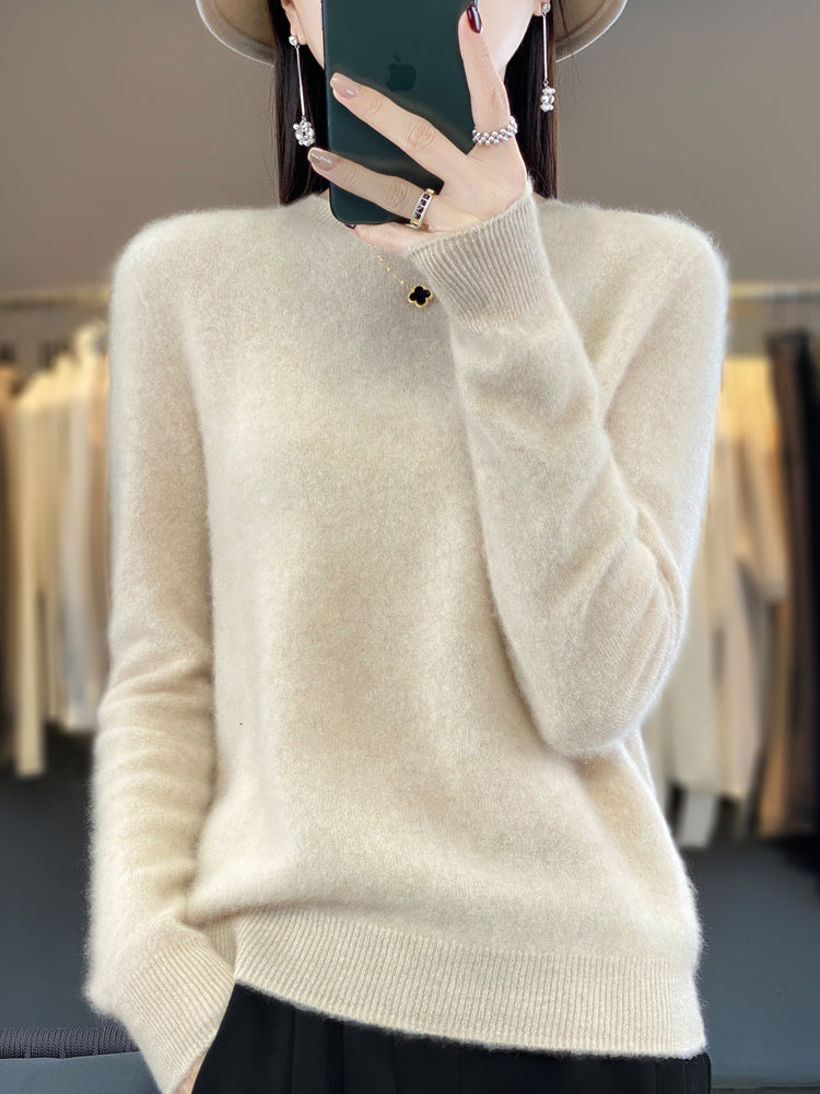 Anette | Luxurious Cotton Knit Sweater