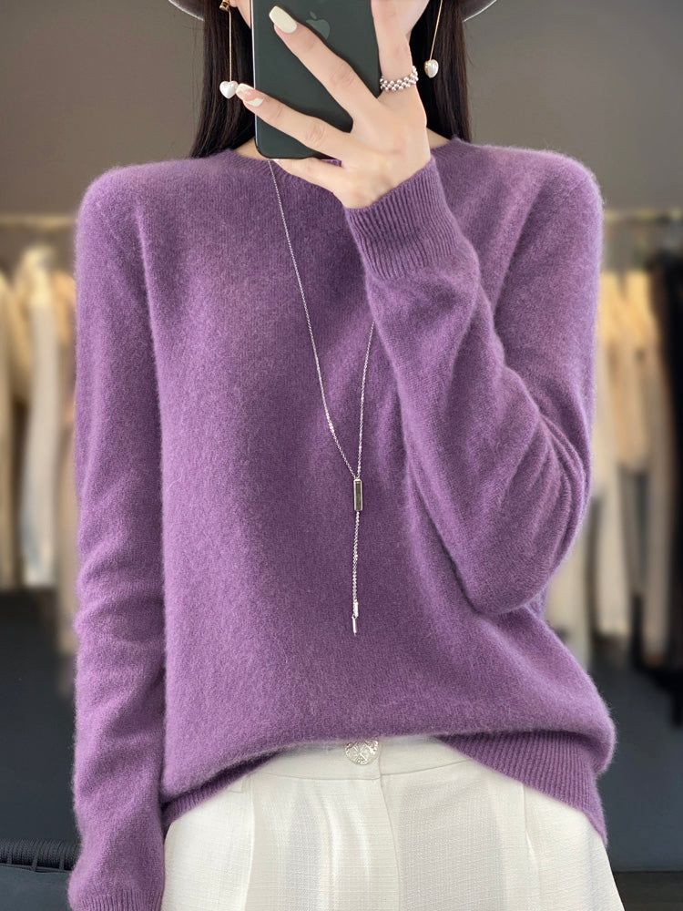 Anette | Luxurious Cotton Knit Sweater