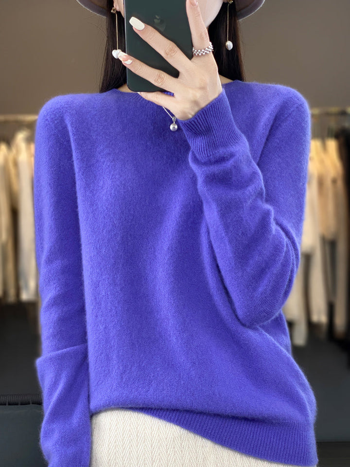 Anette | Luxurious Cotton Knit Sweater