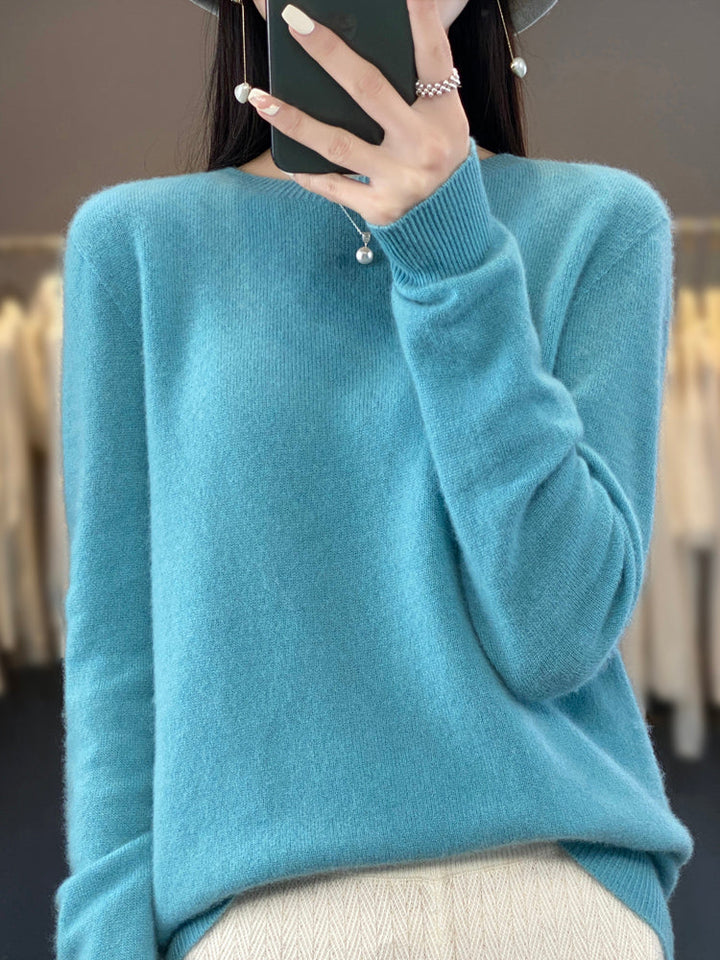 Anette | Luxurious Cotton Knit Sweater