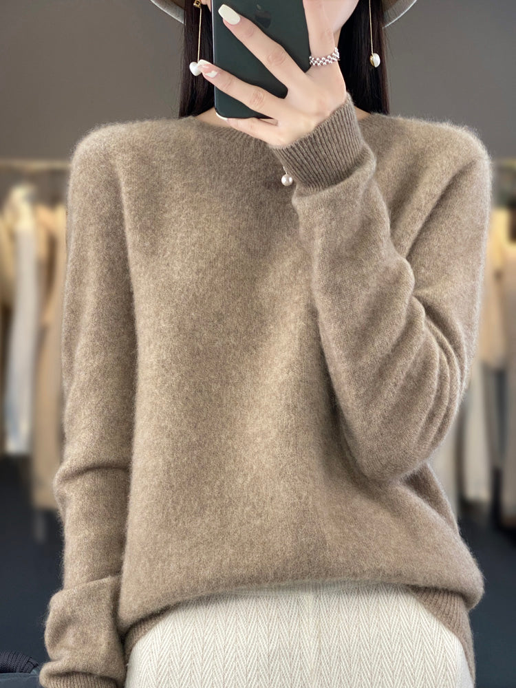 Anette | Luxurious Cotton Knit Sweater